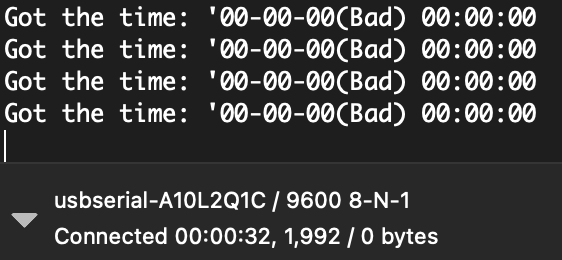 What your serial monitor should NOT look like