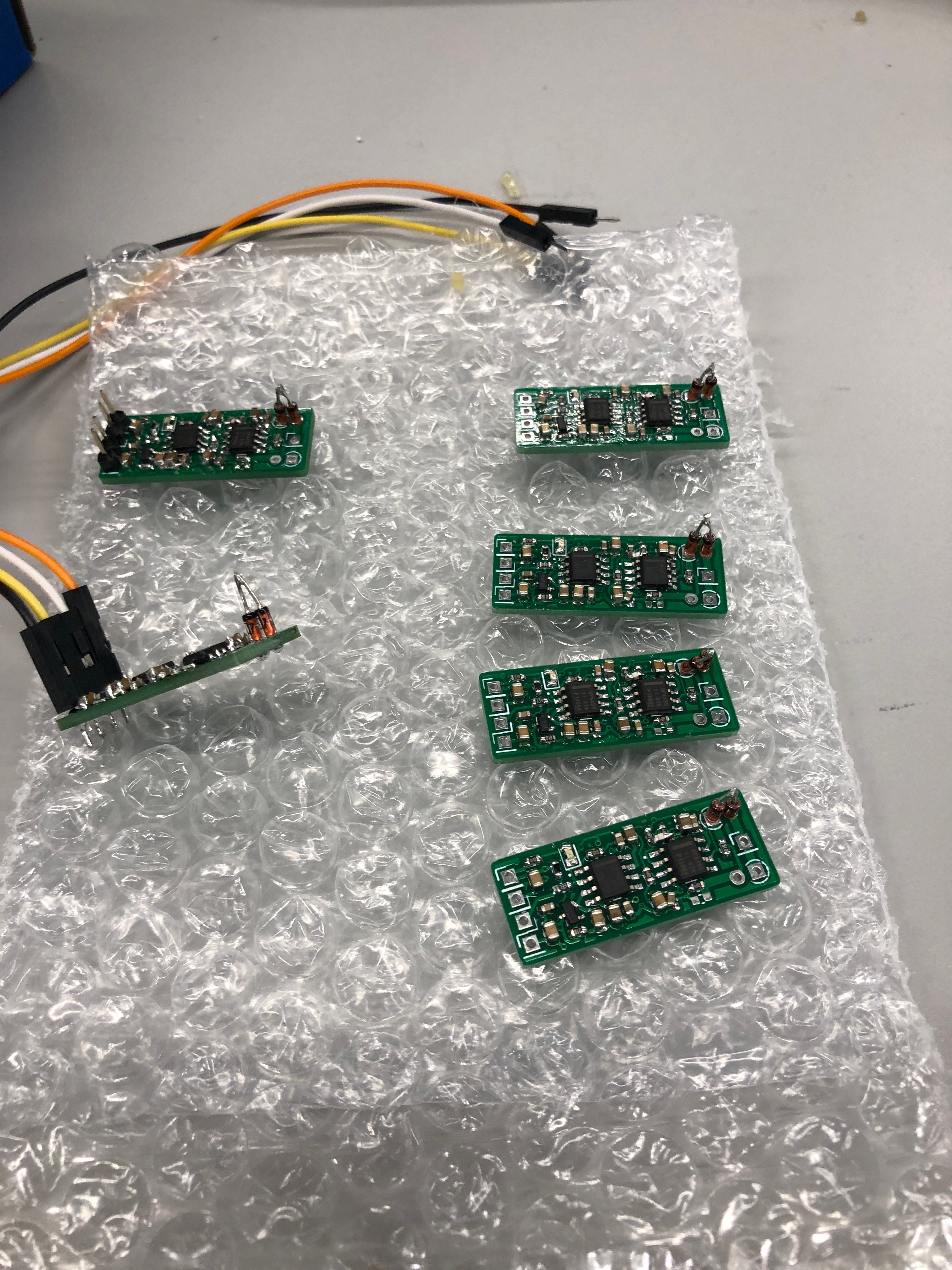 Nella stimulator boards, assembled