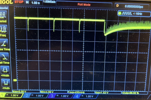 Motor noise and startup behavior