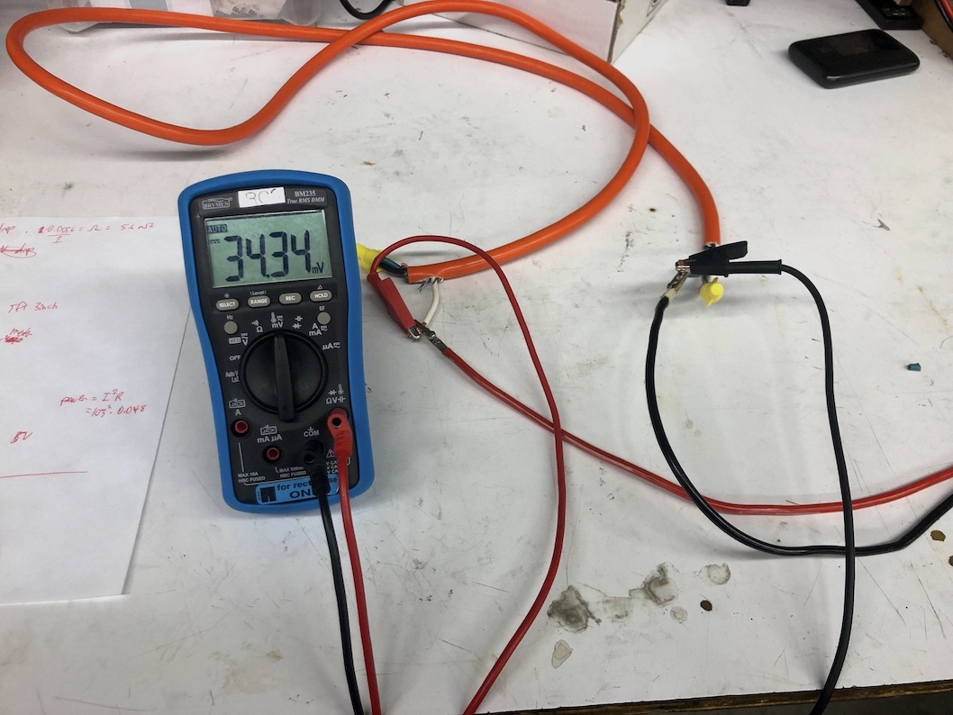 Thicker wire of a perfect resistance