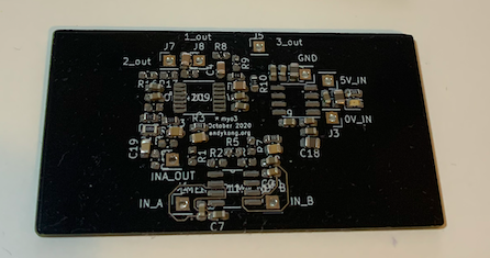 Fresh myo3 boards from the oven